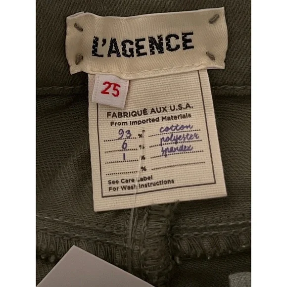 NWT L'AGENCE Sada Jean Basil 25
